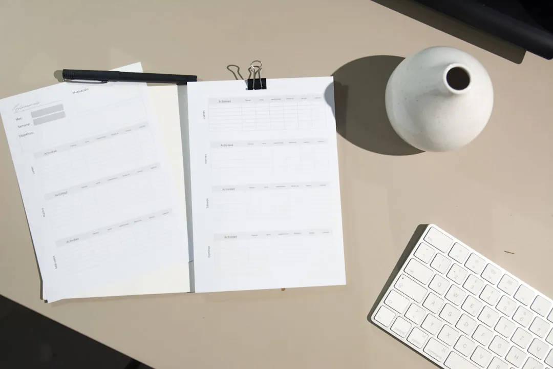 Photo Weekly planner
