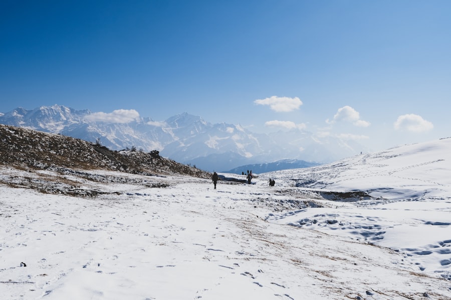 Photo winter tourism