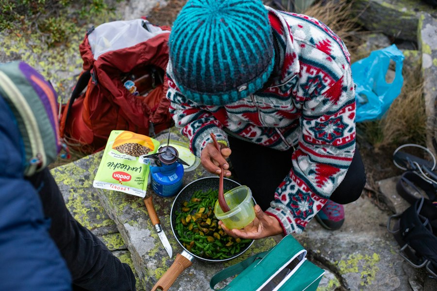 Photo mountain cuisine