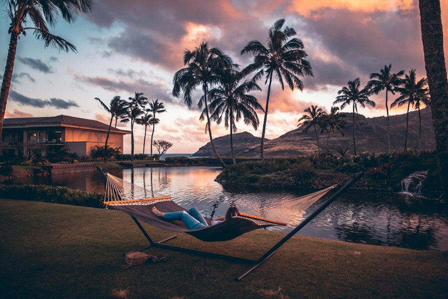 Photo relaxing getaway