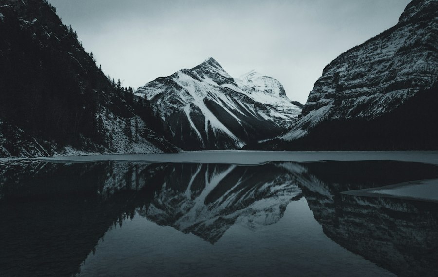 Photo mountain landscape