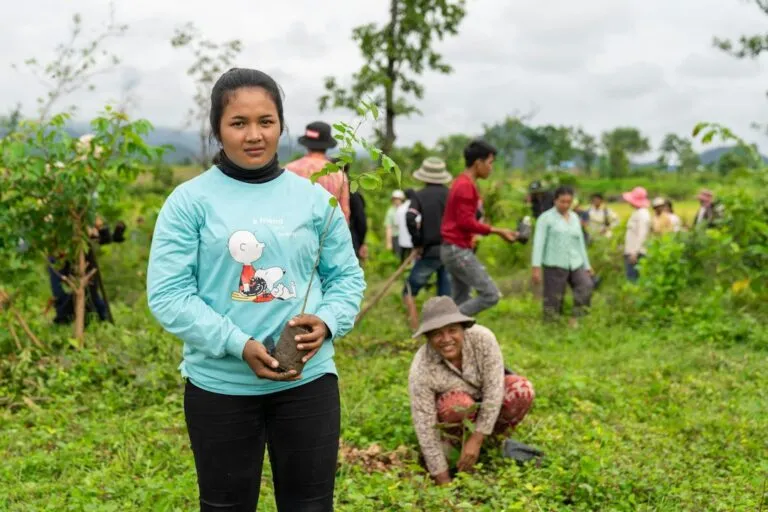 Photo sustainable development local ecosystem impact